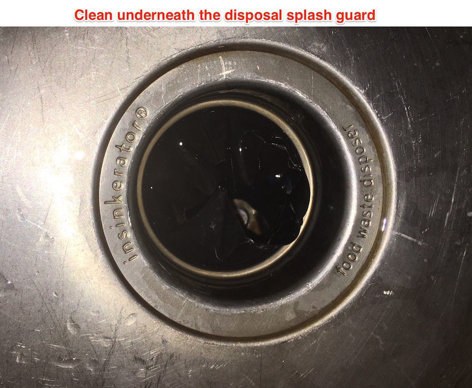disposal splash guard