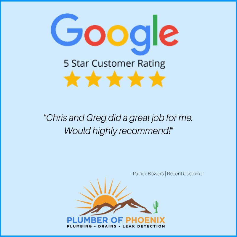 water softener installation Phoenix google review